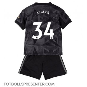 Arsenal Granit Xhaka #34 Bortatröja Barn 2022-23 Kortärmad (+ korta byxor)